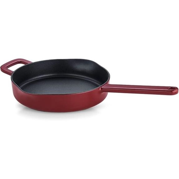 Fissler Moments Emaillierte Gusseisenpfanne Burgundrot