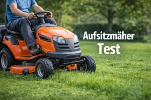 aufsitzmäher test